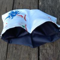 pochette à masque en tissu