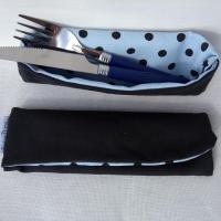 petite trousse en tissu surcyclé