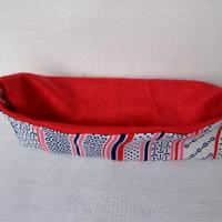 petite trousse en tissu surcyclé