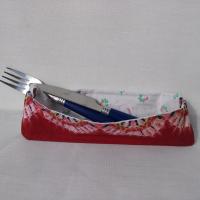 petite trousse en tissu surcyclé